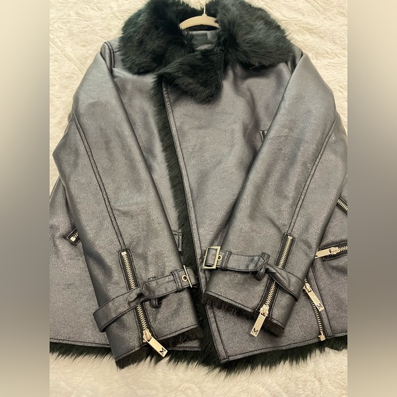 Marciano Fur Lined Jacket - Picture 3 of 6